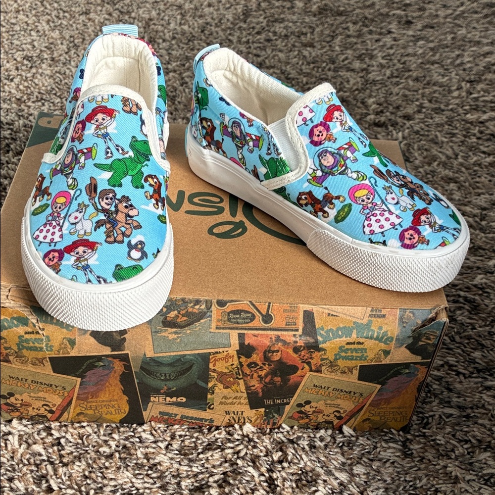NWB! Kid’s Toy Story Character Slip-On Sneakers